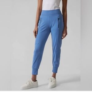 Athleta Venice Moto Jogger Large Cottage Blue